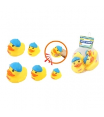 Набор игрушек пищалок для ванны уточки в кепочках 5 шт S S Toys 101016018...
