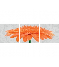 Триптих раскраска хризантема оранжевая 40 х 120 см Schipper 9400684