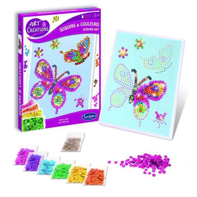 Набор для детского творчества блестящие бабочки Sentosphere 2010
