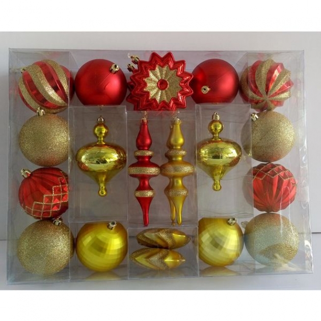 Новогодний набор елочных игрушек 22 шт Shantou Gepai Е96164