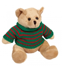 Мягкая игрушка медведь в свитере бежевый 12 см Shantou Gepai M3000...