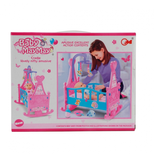 Игровой набор кроватка для кукол с пупсом Shantou Gepai B1384648