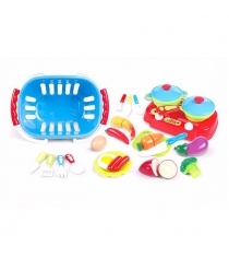 Игровой набор продукты для резки с посудой 24 предмета Shantou Gepai WD-Q05