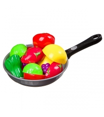 Игровой набор сковородка с овощами