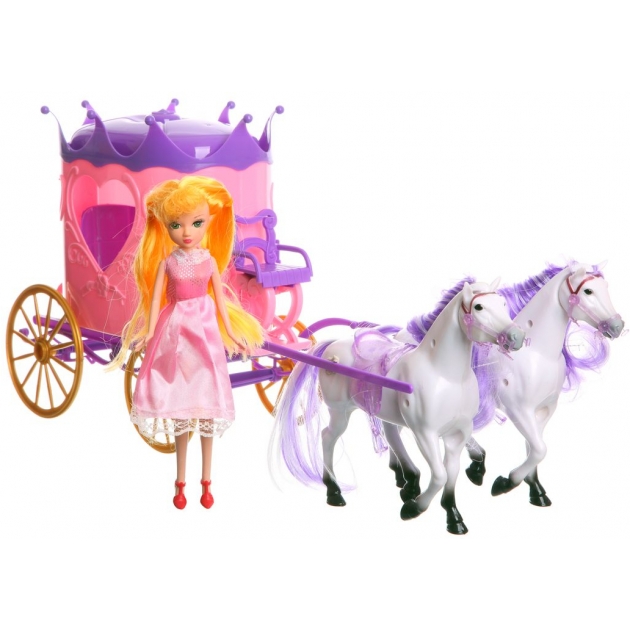 Набор princess and carriage карета с куклой