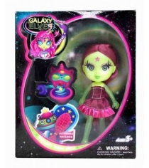 Кукла буни galaxy elves с питомцем с красными волосами Shiner Toys 65101/зеленая