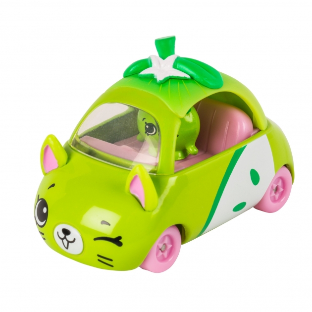 Машинка cutie car с фигуркой peely apple wheels Shopkins 56582/ast56742