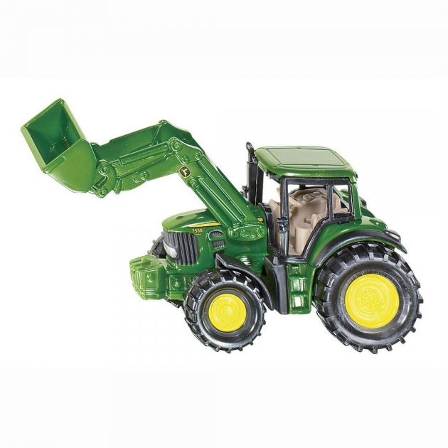 Машинка фронтальный погрузчик john deere siku 1341