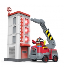 Игровой набор пожарная станция с фигуркой рой свет звук Silverlit 83409