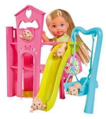 Набор кукла еви с собачками игровая площадка для питомцев Simba 5733074