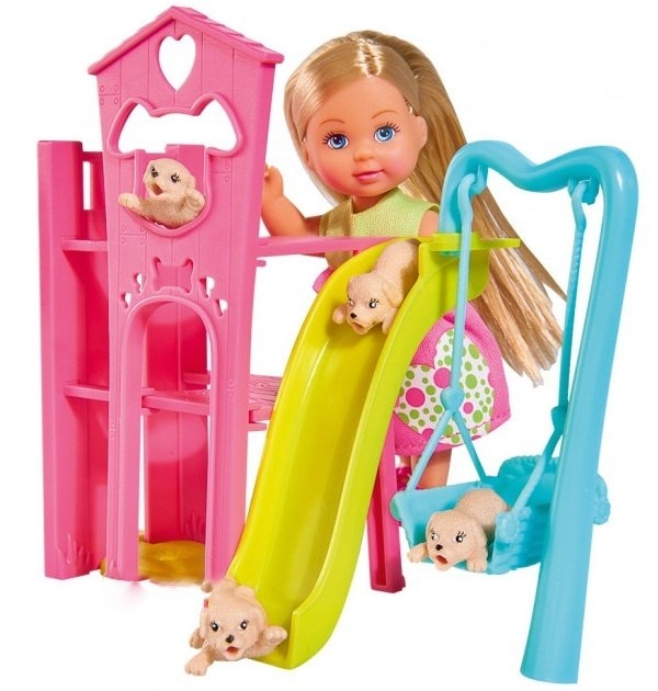 Набор кукла еви с собачками игровая площадка для питомцев Simba 5733074