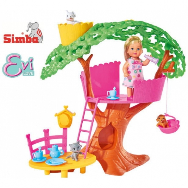 Кукла еви с игровым набором домик на дереве Simba 5734881