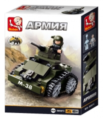 Конструктор армия танк 151 деталь Sluban M38-B0587C