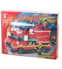Конструктор пластиковый пожарные спасатели Sluban M38-B0220...