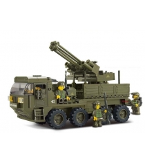 Конструктор сухопутные войска 2 машина реактивной артиллерии Sluban Г35970...