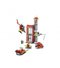 Конструктор пожарный пожарная станция 425 детали Sluban M38-B0628...