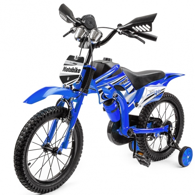Детский велосипед мотоцикл Small rider motobike sport синий