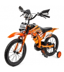 Детский велосипед мотоцикл Small rider motobike sport оранжевый...