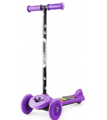Трехколесный самокат Small rider cosmic zoo scooter фиолетовый