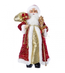 Дед мороз с подарками 46 см красная шуба Snowmen Е96405