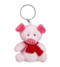 Мягкая игрушка подвеска для ключей свинья 8 5 см Snowmen Е96543