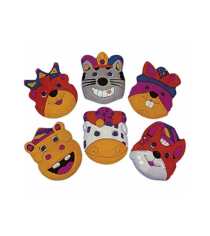 Карнавальная маска животные в клоунском уборе Snowmen Е50622