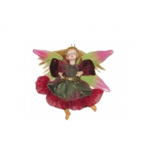 Новогодняя игрушка фея с крыльями 18 см Snowmen Е60413
