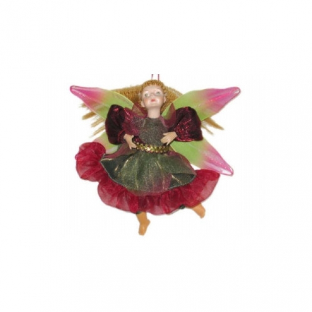 Новогодняя игрушка фея с крыльями 18 см Snowmen Е60413
