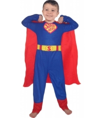Карнавальный костюм супермен 120 130 см Snowmen Е60448-2...