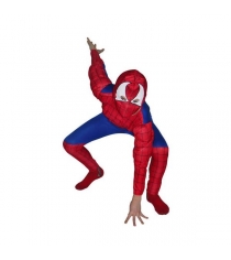 Карнавальный костюм человек паук с мускулатурой 125 140 см Snowmen Е70840-2
