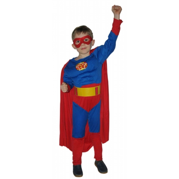 Костюм супермен с мускулатурой 4 6 лет Snowmen Е70841