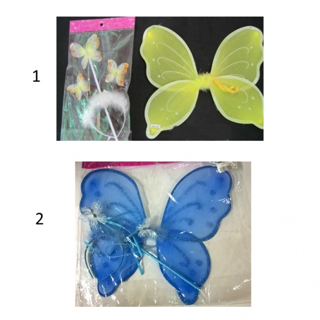 Карнавальный набор крылья бабочки со стразами 33 см Snowmen Е91188