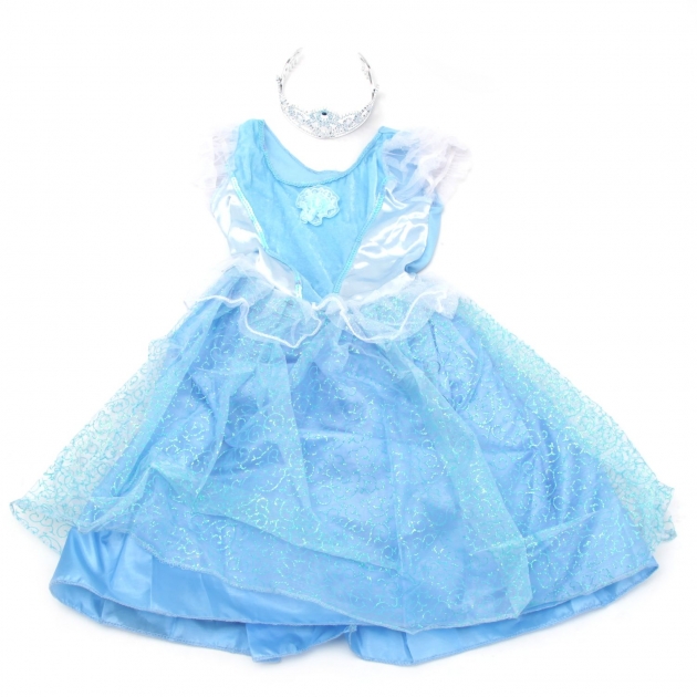 Карнавальный набор голубое платье тиара 4 6 лет Snowmen Е92173