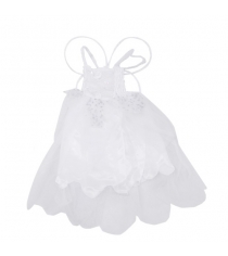 Карнавальный наряд белое платье с крыльями бабочки 7 9 лет Snowmen Е92177-1