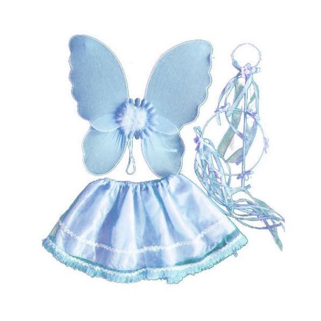 Карнавальный набор бабочка голубой Snowmen Е93178-3