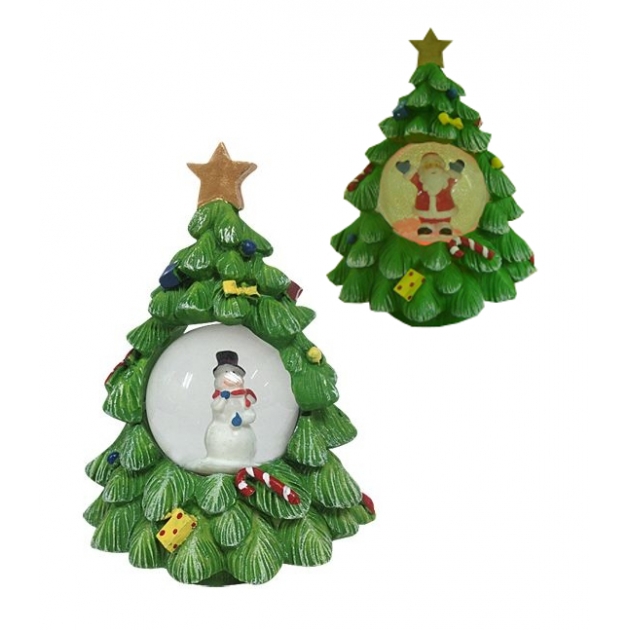 Новогодняя колба елочка с подсветкой Snowmen Е93295