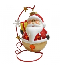 Новогодний керамический сувенир с led подсветкой Snowmen Е94625
