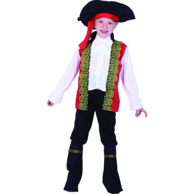 Костюм пират с красным камзолом 7 10 лет Snowmen Е94761-2
