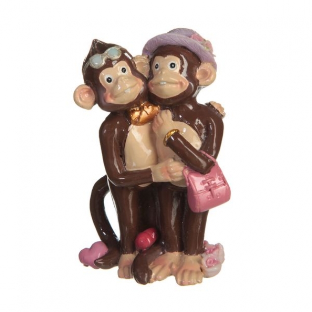 Статуэтка две влюбленные обезьянки 8 см Snowmen Е96056