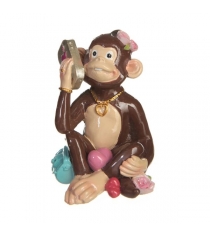 Фигурка обезьянка с телефоном 5.6 см Snowmen Е96059