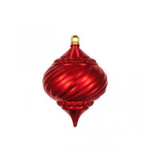 Праздничное украшение луковица красная 15 см Snowmen ЕК0172