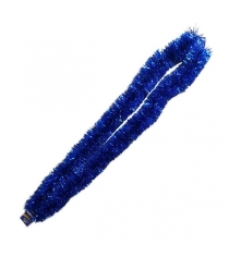 Новогодняя шестислойная мишура синяя 2.7 м Snowmen ЕК0354