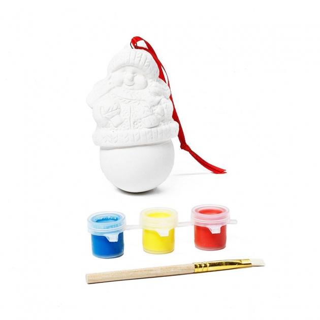 Набор для росписи новогодней игрушки досуг с буки снеговик Snowmen ВВ0977