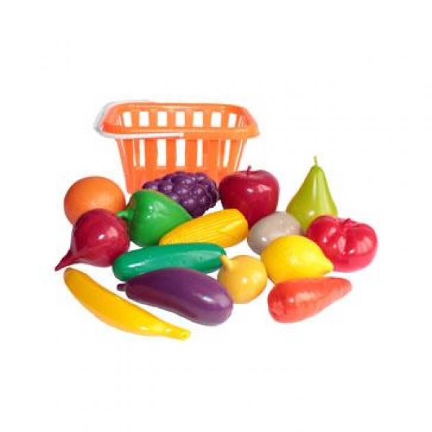 Игровой набор фрукты и овощи в корзине Совтехстром Р51744