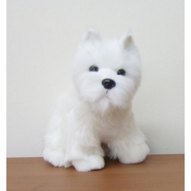 Мягкая игрушка щенок белого терьера 17 см Soya 2127S-11N