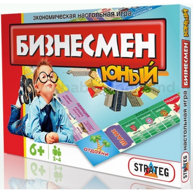 Настольная игра юный бизнесмен Strateg CT331