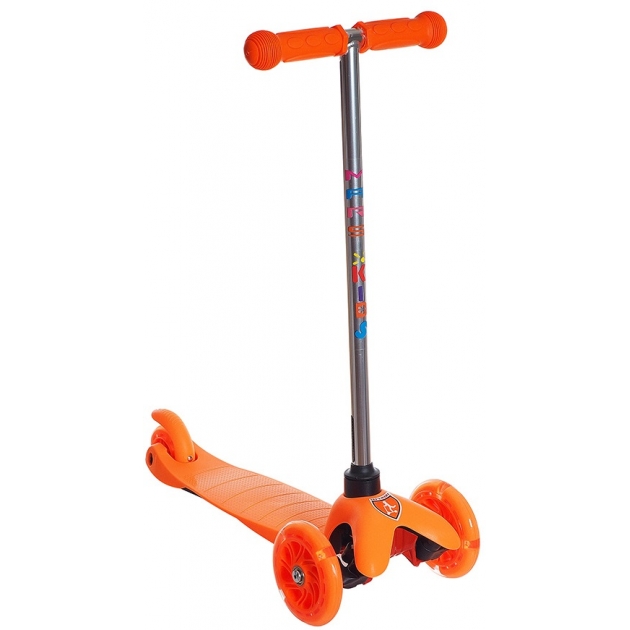 Самокат трехколесный Suncolor mars kids mini light оранжевый
