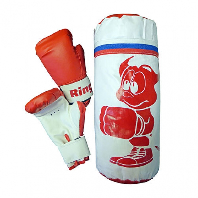 Набор боксерский RealSport мешок 30 см, перчатки НД-630