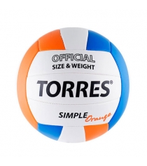 Мяч волейбольный TORRES Simple Orange V30125