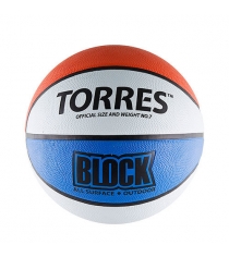 Мяч баскетбольный TORRES Block B00077